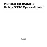 Manual do Usuário Nokia 5130 XpressMusic