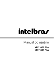 Manual do usuário - central portaria intelbras maxcom cp 352 cp