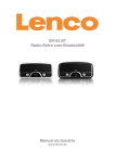 SR-05 BT R&aacute;dio Retro com Bluetooth&reg; Manual do Usu&aacute;rio