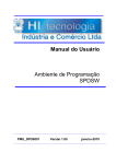 Manual do Usuário Ambiente de Programação