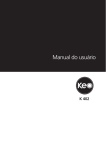 Manual do usu&aacute;rio