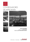 CONTROLADORES de m&eacute;dia tens&atilde;o, MANUAL DO USU&Aacute;RIO