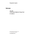 TDS 200 - Manual do Usuário