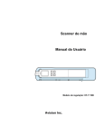 Scanner de mão Manual do Usuário