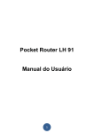Pocket Router LH 91 Manual do Usu&aacute;rio