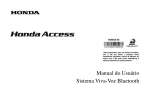 Manual do Usuário Sistema Viva-Voz Bluetooth