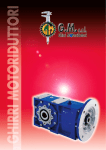 Catalogo Generale MO/RO - GM Ghirri Motoriduttori