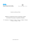 Rapporto su programma di test di componenti e sistemi con