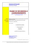 PIANO DI SICUREZZA E COORDINAMENTO