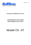 Manuale istruzione UniKlima CS-KT 2011 versione 11