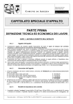 Capitolato speciale d`appalto Fortezza Medicea ESE