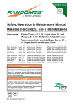 Safety, Operation & Maintenance Manual Manuale di