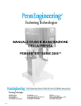manuale d`uso e manutenzione della pressa pemserter® serie 2000tm