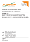 Safety, Operation and Maintenance Manual Manuale di