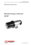 Manuale operativo Rilevatore di gas a infrarossi GD10P