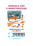 MANUALE USO E MANUTENZIONE Unit&agrave; idraulica in kit Art