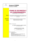 PIANO DI SICUREZZA E DI COORDINAMENTO - Bandi on-line