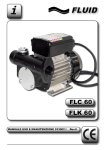 FLK 60 AC Pompe per travaso Diesel e gasolio Manuale Uso e