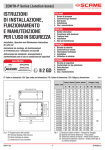 istruzioni di installazione, funzionamento e manutenzione per l`uso