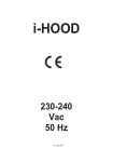 i-HOOD 230-240 Vac 50 Hz