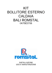 KIT BOLLITORE ESTERNO CALDAIA BALI ROMSTAL