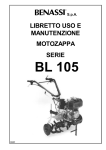 LIBRETTO USO E MANUTENZIONE MOTOZAPPA SERIE