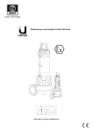 Manuale di prima installazione Elettropompe sommergibili ad