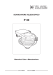 Manuale Scaricatore Telescopico P30