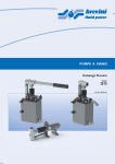 POMPE A MANO - Brevini Fluid Power SpA