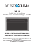 installation and user manual manuale d`uso e installazione