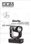 Giotto 1200 wash manual