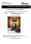 manuale d`uso e manutenzione macininacaff&egrave; espresso