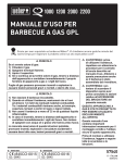 MANUALE D`USO PER BARBECUE A GAS GPL