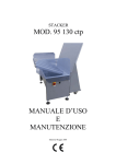 MOD. 95 130 ctp MANUALE D`USO E MANUTENZIONE