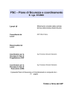 PSC &ndash; Piano di Sicurezza e coordinamento