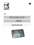 SERIE ZERO - Zanotti Transblock