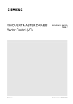 SIMOVERT MASTER DRIVES Vector Control (VC)