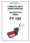 LIBRETTO USO E MANUTENZIONE FALCIATUTTO SERIE