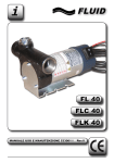 FLC 40 DC - FLK 40 DC Pompe per travaso Diesel e gasolio Manuale