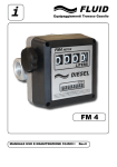 FM4 Contalitri meccanico per gasolio Manuale Uso e Manutenzione