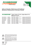 Manuale per la Manutenzione, la Sicurezza e Ricambi