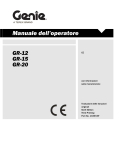 Manuale dell`operatore