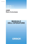 Manuale dell`operatore G9SR