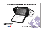 ECOMETRO PONTE Modello 6000 Radiodetection