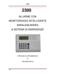 ALLARME CON MONITORAGGIO INTELLIGENTE