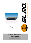 Network Video Server mod. FW