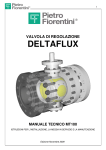 valvola di regolazione deltaflux manuale tecnico