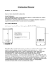 INFORMAZIONI TECNICHE
