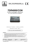 TDR4000/CON - Tema Telecomunicazioni