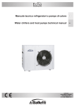 Manuale tecnico refrigeratori e pompe di calore Water chillers and
